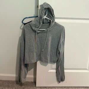 Crop long sleeve T-shirt